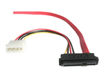 18in SAS 29 Pin to SATA Cable with LP4 Power