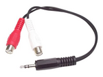 6in Stereo Audio Y-Cable