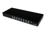 16 Port 1U Rackmount USB KVM Switch with OSD (SV1631DUSBU)