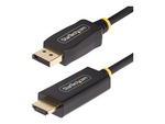 9.8ft (3m) DisplayPort to HDMI Adapter Cable, 4K 60Hz with HDR, DP to HDMI 2.0b, Active Video Converter, DisplayPort Desktop to HDMI Monitor, M/M