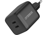 OtterBox GaN USB-C 65W Vegglader (sort), 1xUSB-C 45W, 1xUSB-C 20W