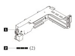 ThinkSystem 2U x16/x8/x8 PCIe G4 Riser 1/2 Kit