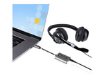USB-C Headphone Splitter, USB Type C Dual Headset Adapter w/Microphone Input, USB C to 3.5mm Adapter/Earphone Dongle, USB C to Audio Jack/Aux Output