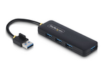 4-Port USB-A Hub, 5Gbps, Bus Powered, Small Travel Mini Hub
