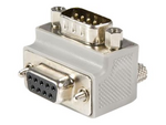 Right Angle DB9 to DB9 Serial Cable Adapter Type 1