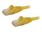 50cm CAT6 Ethernet Cable, 10 Gigabit Snagless RJ45 650MHz 100W PoE Patch Cord, CAT 6 10GbE UTP Network Cable w/Strain Relief, Yellow, Fluke Tested/Wiring is UL Certified/TIA