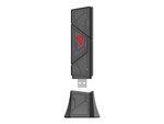 ROG USB-BE92 BE6500 Tri-band WiFi 7 USB adapter, 6GHz band, support 4096-QAM, Multi-link operation (MLO)
