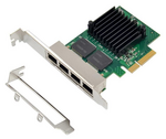 PCIe X4 Quad RJ45 Gigabit Ethernet NIC
