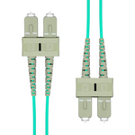 SC-SC UPC OM4 Duplex MM Fibre Cable 1M