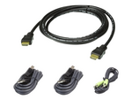 2L-7D02UHX4 - tastatur / video / musekabelsett (KVM)