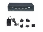 4-Port DisplayPort KVM Switch, 4K 60Hz, TAA Compliant