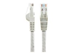 3m LSZH CAT6 Ethernet Cable, 10 Gigabit Snagless RJ45 100W PoE Network Patch Cord with Strain Relief, CAT 6 10GbE UTP, Grey, Individually Tested/ETL, Low Smoke Zero Halogen