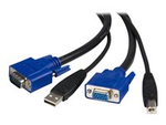 10 ft 2-in-1 Universal USB KVM Cable